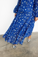 Thumbnail for Blue Running Wild Paisley Bibi Dress