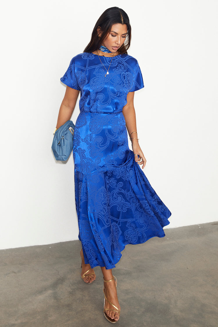 Blue Love Lock Erin Dress Petite