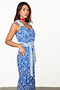 Blue Mosaic Cami Top