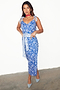 Blue Mosaic Cami Top