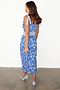 Blue Mosaic Jaspre Wrap Skirt
