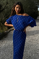Thumbnail for Blue Tilly Plisse Dress