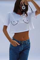 Thumbnail for Boob Crop T-shirt