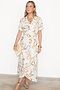 Cotton Linen Snake Brooklyn Dress