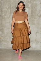 Thumbnail for Camel Carrie Dress - Curve
