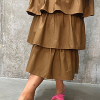 Thumbnail for Camel Carrie Dress - Curve