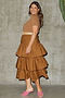 Camel Carrie Dress - Curve
