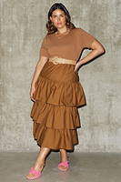 Thumbnail for Camel Carrie Dress - Curve