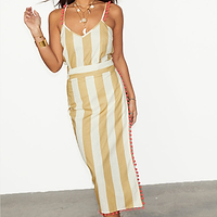 Thumbnail for Camel Stripe Cami Top