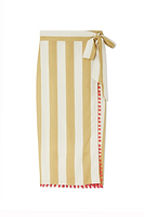 Thumbnail for Camel Stripe Jaspre Skirt