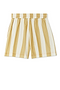 Camel Stripe Elissa Shorts