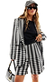 Mono Check Culotte Shorts