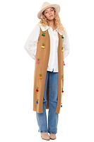 Thumbnail for Model wearing Cherry Waistcoat standing facing the camera