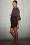 Chocolate Sequin Mini Jaspre Skirt Petite