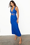 Blue Linen Blend Mimi Dress