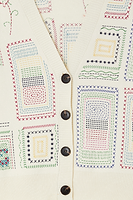 Thumbnail for Cream Craft Work Cardigan