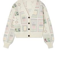 Thumbnail for Cream Craft Work Cardigan