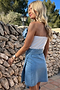 Denim Mini Jaspre Skirt Petite