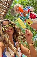 Thumbnail for Models wearing Kids Dotty Swimsuit & Dotty Bikini