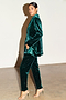 Emerald Velvet Quinn Blazer