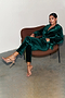 Emerald Velvet Quinn Trouser