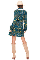 Thumbnail for Model wearing Evelyn Mini Dress standing facing away from the camera