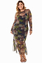Fiona Animal Mesh Dress