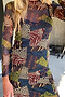 Fiona Animal Mesh Dress