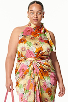 Thumbnail for Model wearing Flowers Scarlett Top facing the camera