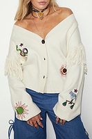 Thumbnail for Cream Mystical Cardigan