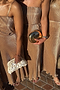 Gold Plisse Luna Dress