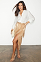 Gold Plisse Jaspre Skirt
