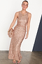 Gold Sequin Dorris Skirt