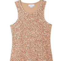 Thumbnail for Gold Sequin Tank Top