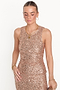 Gold Sequin Tank Top