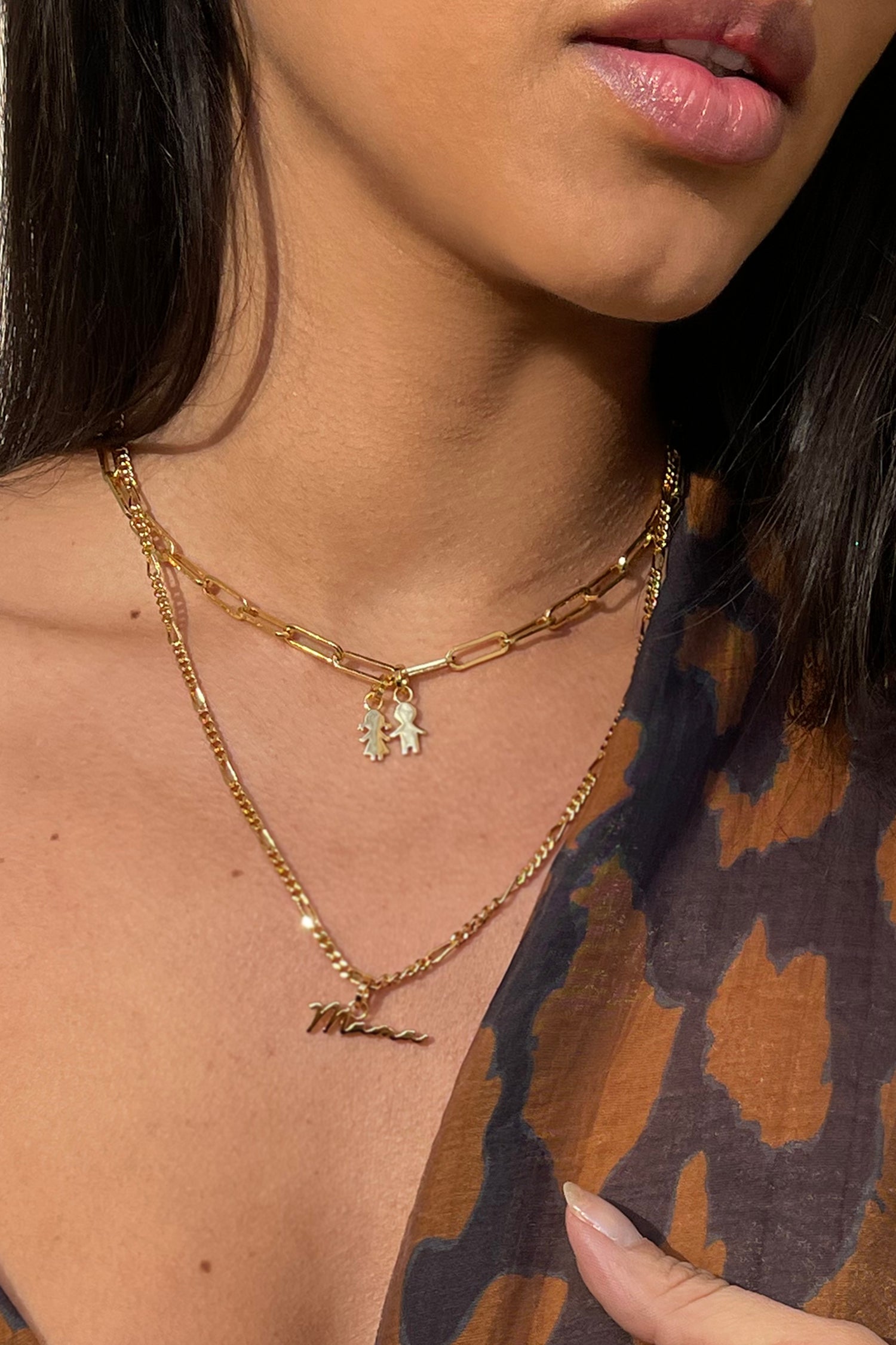 Gold Plated Girl Charm