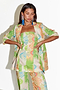 Green Abstract 22 Blazer Petite