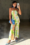 Green Abstract Trousers