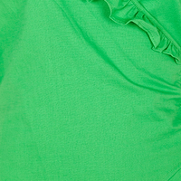 Thumbnail for Green Cotton Linen Roma Top 