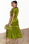 Green Jacquard Midi Erin Dress