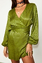 Green Jacquard Mini Vienna Dress Petite