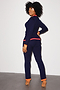 Navy Jersey Kick Flare