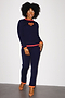 Navy Jersey Kick Flare