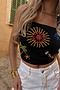Ibiza Beaded Crop Top