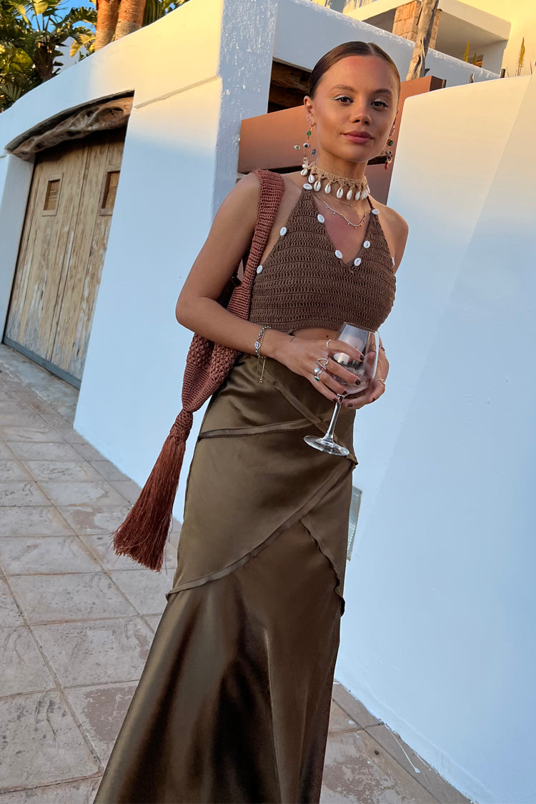 Model wearing Crochet Imani Dress