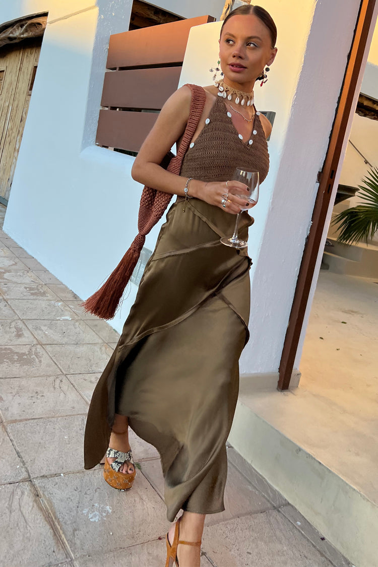 Model wearing Crochet Imani Dress