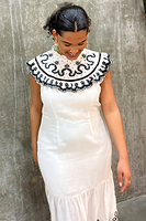 Thumbnail for Indie Embroidered Dress - Curve