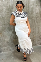 Thumbnail for Indie Embroidered Dress - Curve