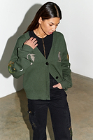 Thumbnail for Khaki Running Wild Cardigan