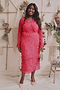 Pink Kinza Love Wrap Dress